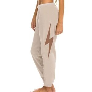 Aviator Nation Bolt Sweatpants Sand/Mocha Excellent Condition